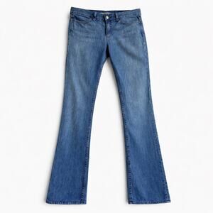 Habitual Bootcut 'Rock On' Blue Denim Jeans Low Rise 100% Cotton Made USA Sz 29